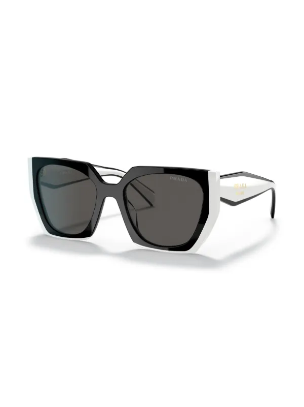 Prada Eyewear バタフライフレーム サングラス | ブラック