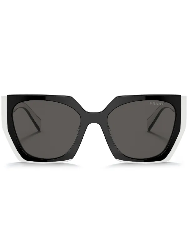 Prada Eyewear バタフライフレーム サングラス | ブラック