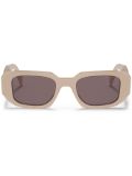 Prada Eyewear rectangle-frame glasses - Neutrals