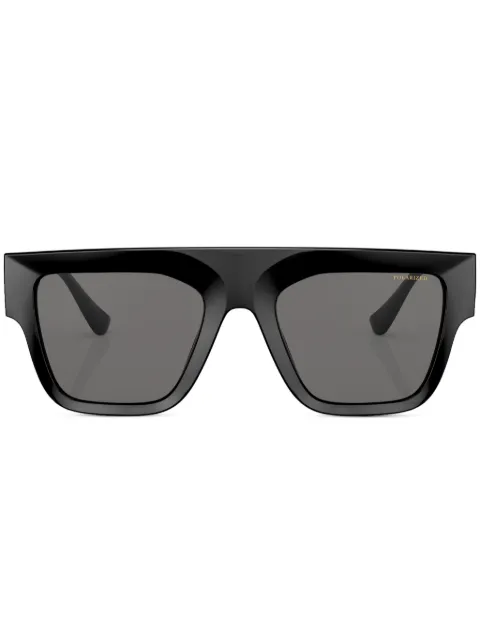 Versace Eyewear logo-embossed square-frame sunglasses