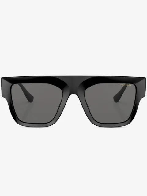Versace Eyewear logo-embossed square-frame sunglasses
