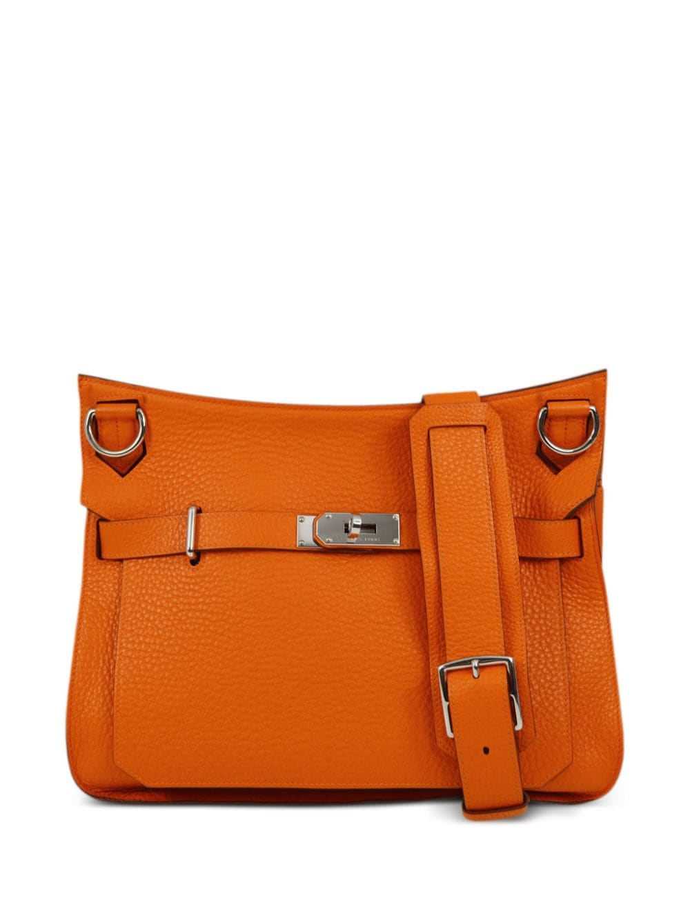 Pre-owned Hermes 2008 Jypsière 34 Shoulder Bag In Orange