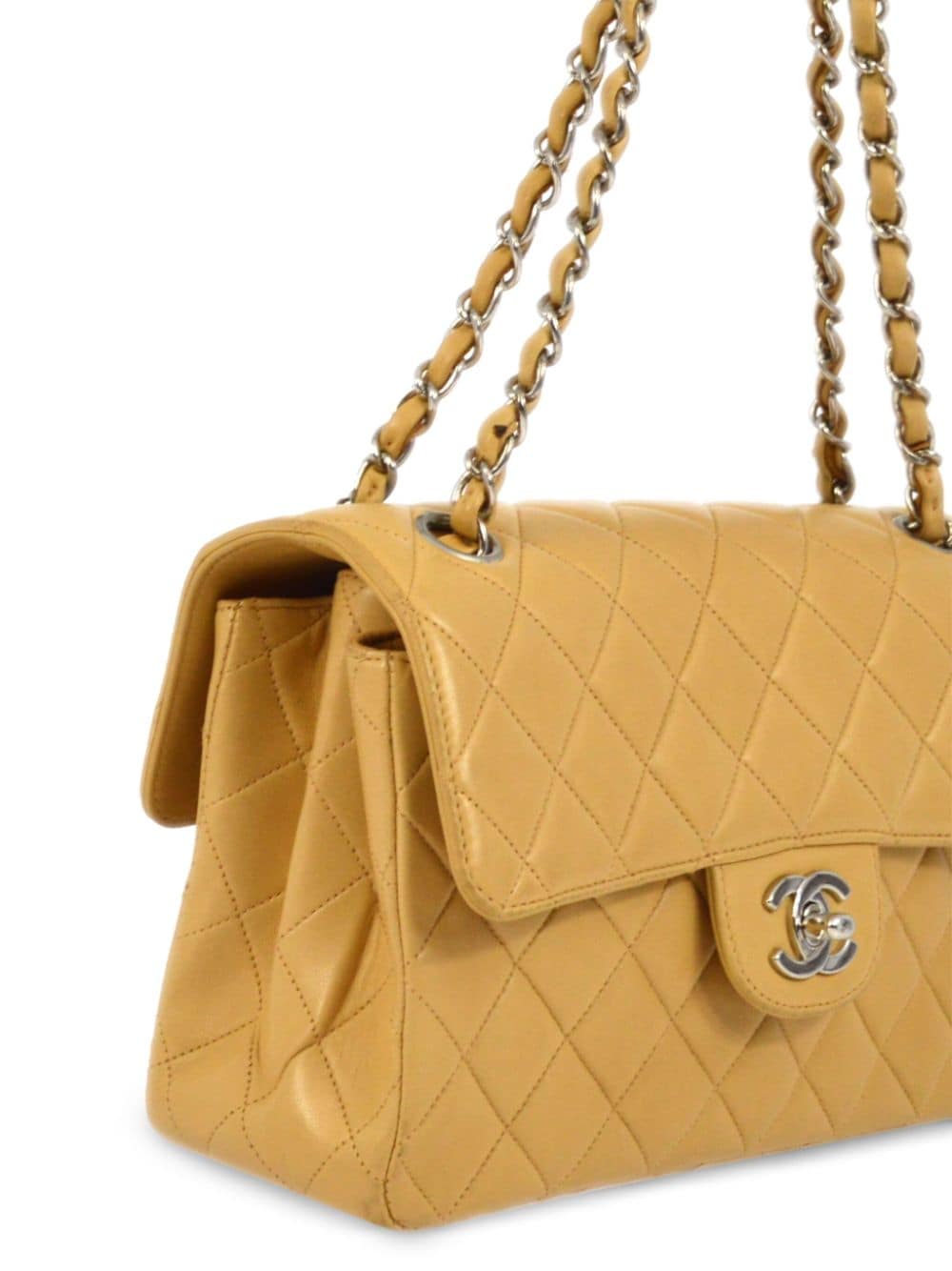 CHANEL Pre-Owned 1997 Classic Flap schoudertas - Beige