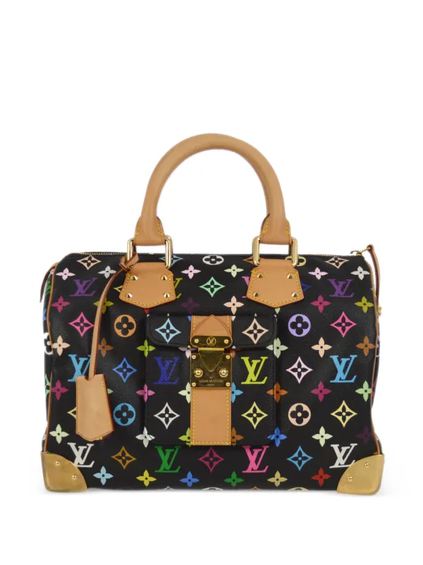 Louis Vuitton Pre Owned 2003 Speedy 30 Tote Bag Black FARFETCH CA