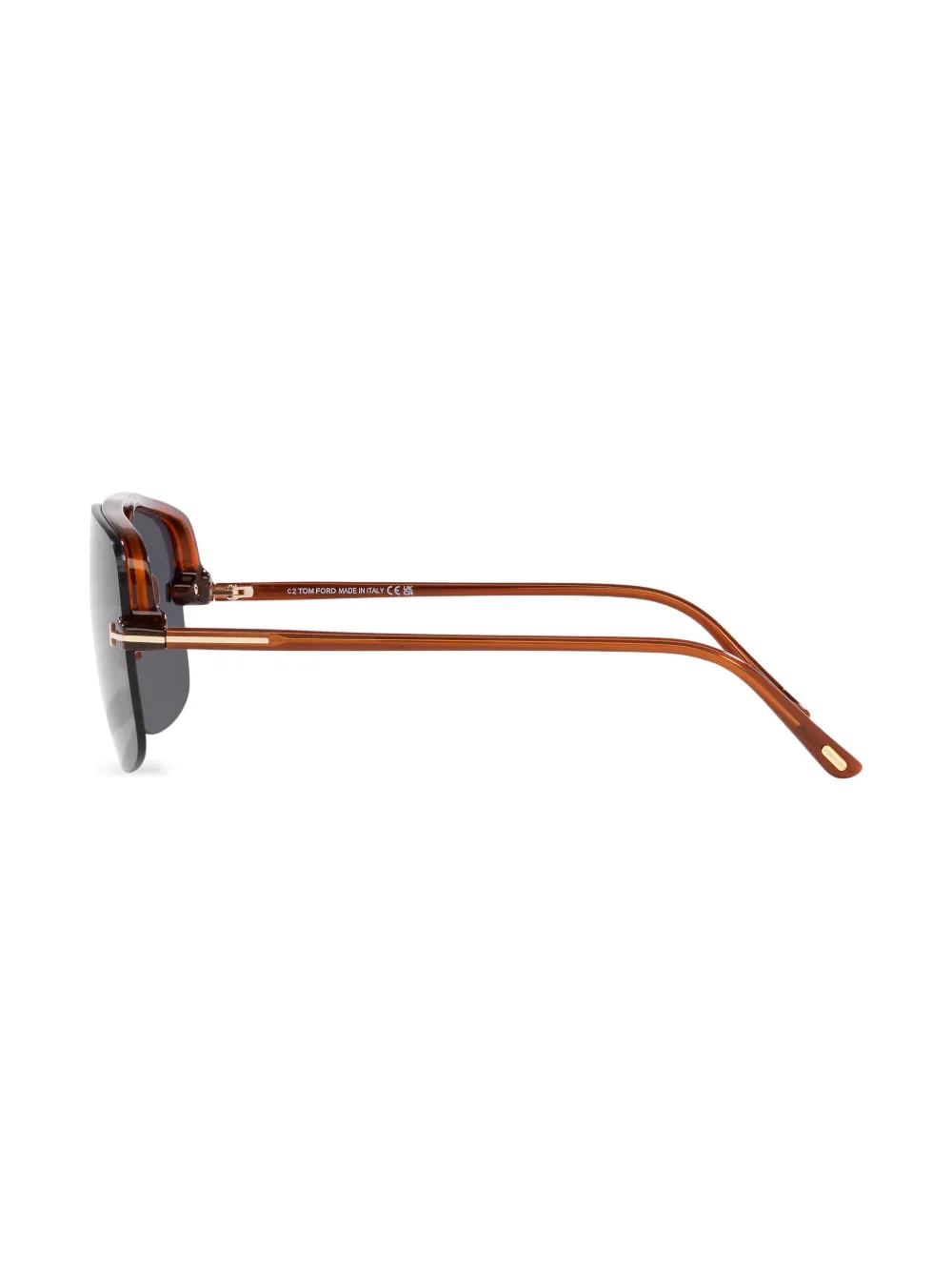 TOM FORD Eyewear Hugo-02 zonnebril Bruin