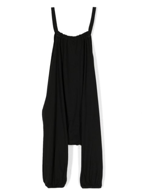 Rick Owens Kids low-crotch cotton jumpsuit