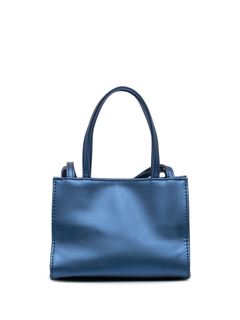 Pre-owned Telfar 2005   Small Shopping Tote Satchel In Blue