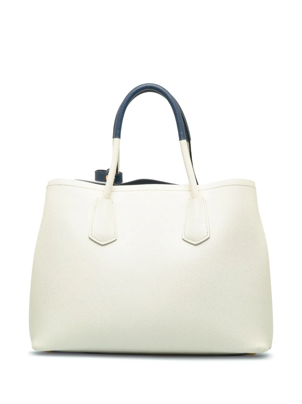 Prada Pre-Owned 2014-2023 medium dubbele handtas - Wit