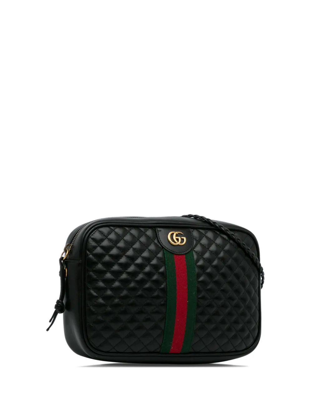 Gucci Pre-Owned 2000-2015 Pre-Owned Gucci Small Trampuntata Crossbody Bag - Zwart