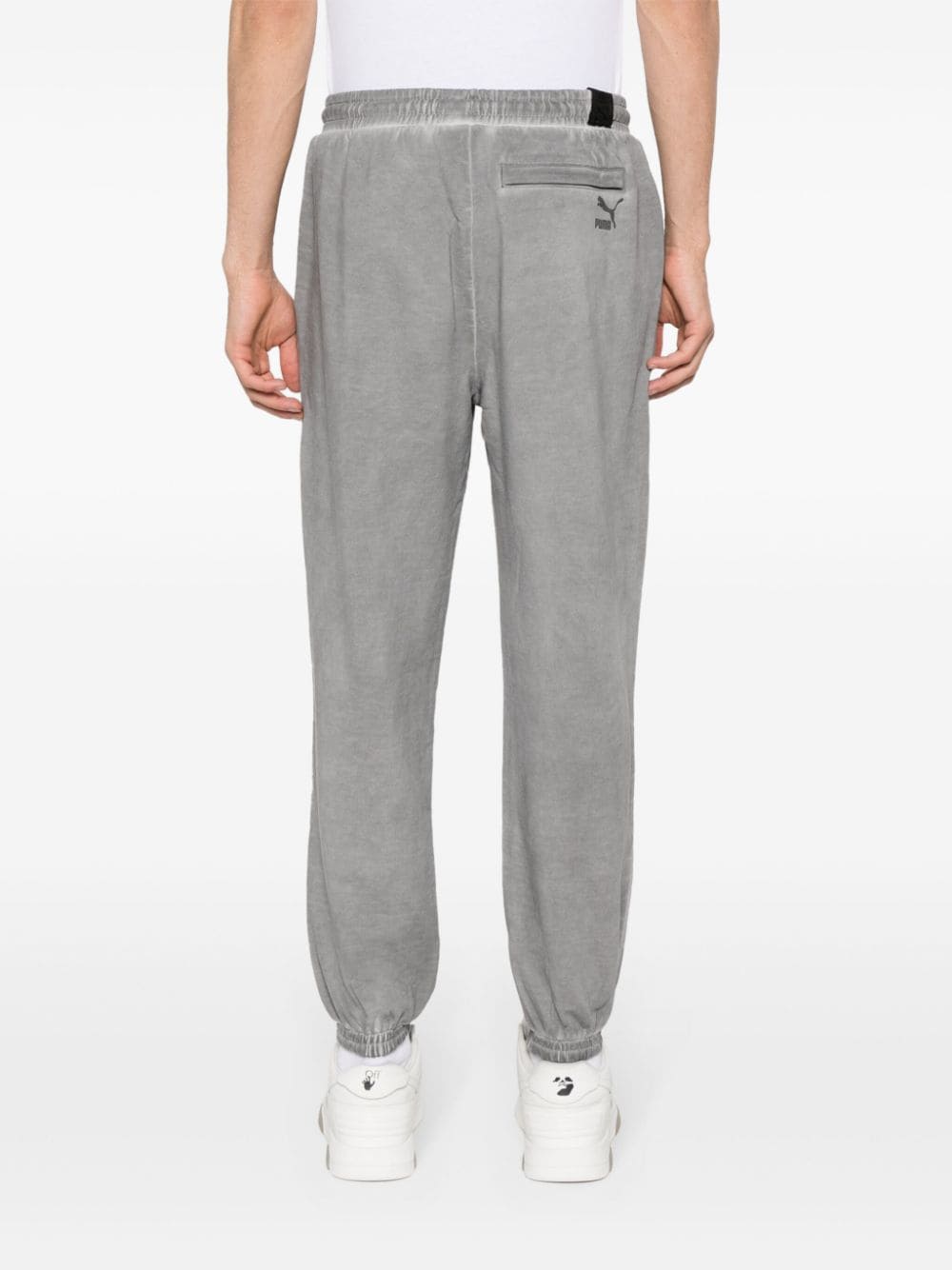 Shop Puma X Staple Logo-print Track Pants In Grey