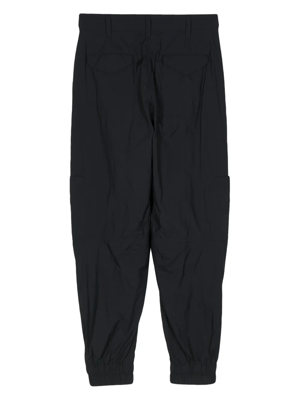 Shop Off-white Embroidered Cargo Trousers In Blue