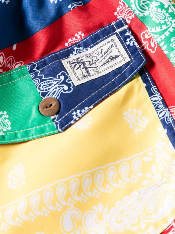 Ralph lauren red bandana shirt new arrivals