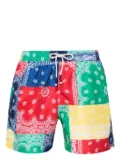 Polo Ralph Lauren bandana-print drawstring swim shorts - Blue