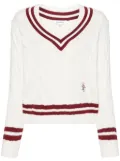 Sporty & Rich SRC cable-knit jumper - Neutrals