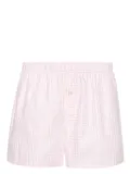 MODES GARMENTS gingham-check cotton boxers - Pink