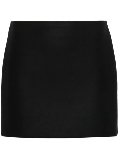 MODES GARMENTS fleted wool mini skirt