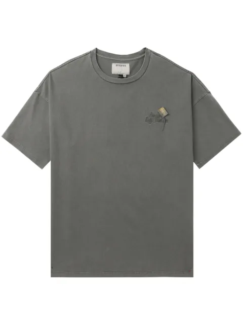 Musium Div. T-Shirt mit Van-Gogh-Stickerei