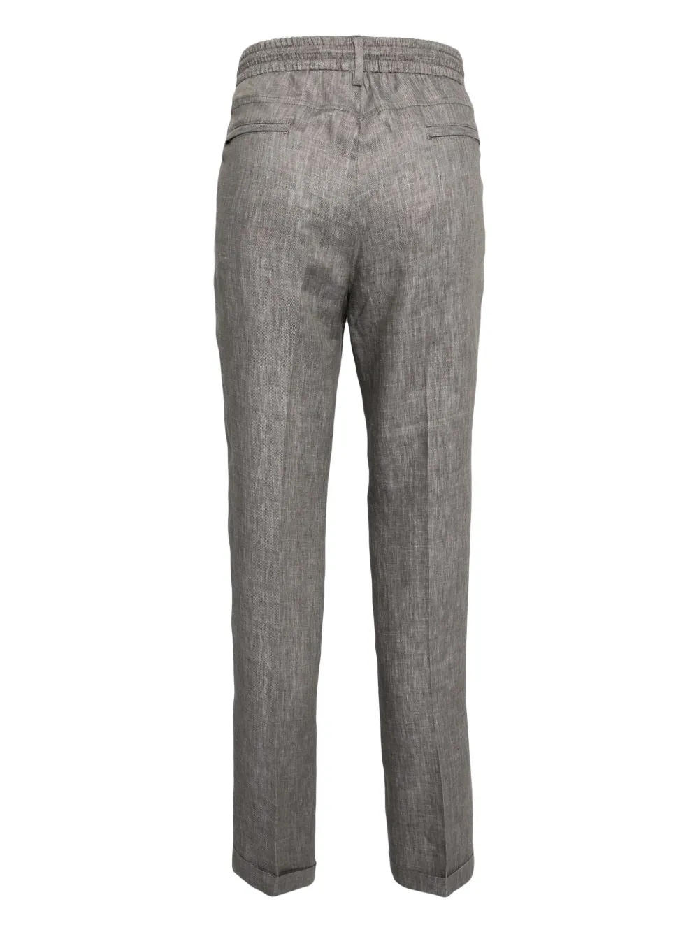 Luciano Barbera slim-cut linen chino trousers | Chinos | Image 2