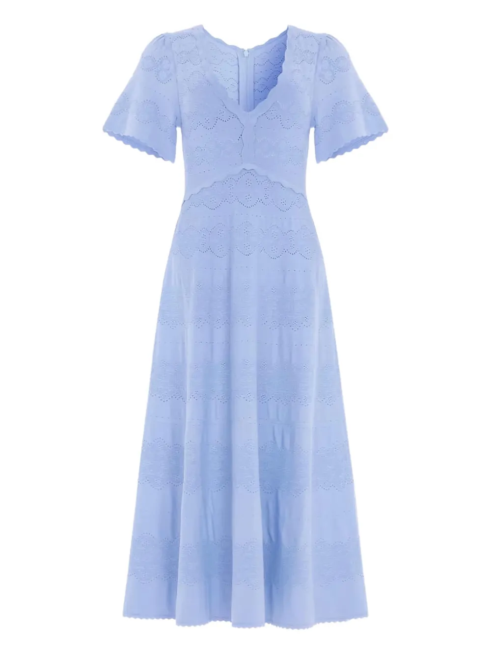 Needle & Thread V-neck midi dress | Blue | Image 1