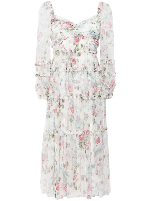 Needle & Thread Floral Fantasy midi dress