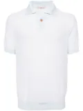 Luciano Barbera fine-knit cotton polo shirt - Green