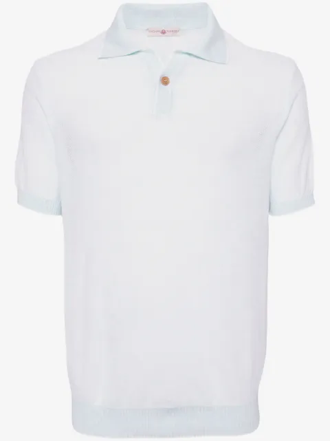 Luciano Barbera Fijngebreid poloshirt