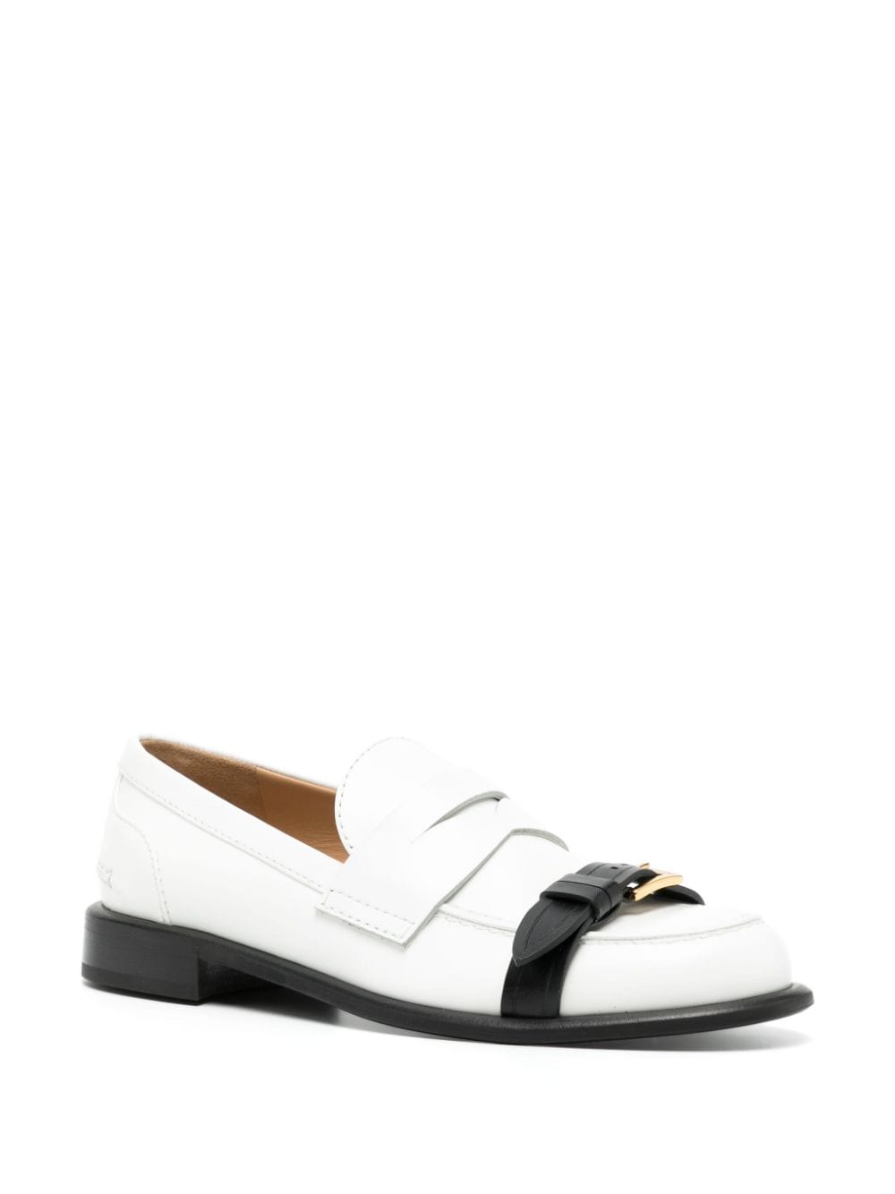 Image 2 of JW Anderson two-tone leather loafers