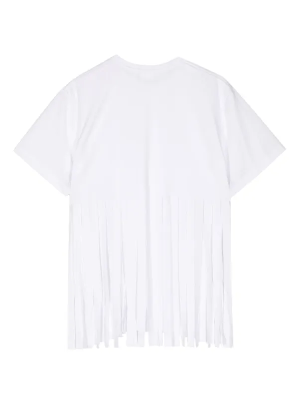 COMME des GARCONS GIRL Tシャツ・カットソー 白 2023725Y0033 Comme Des Garçons Comme Des Garçons crew-neck cut-out T