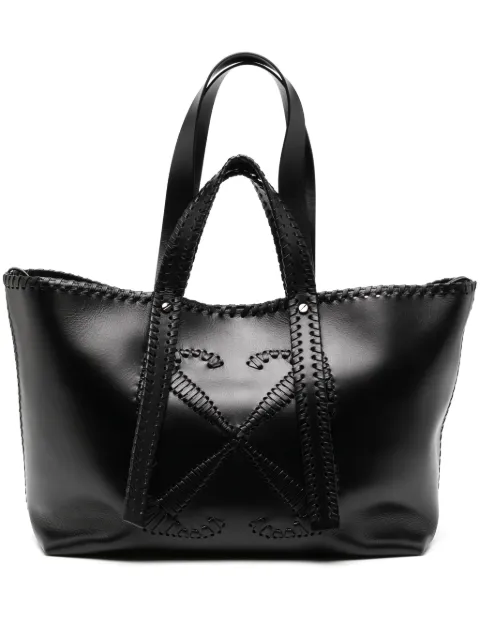 Off-White leather tote bag Men