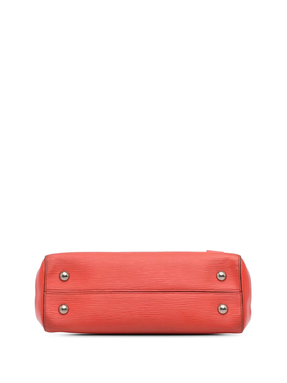 Pre-owned Louis Vuitton 2016 Epi Cluny Bb Satchel In Red