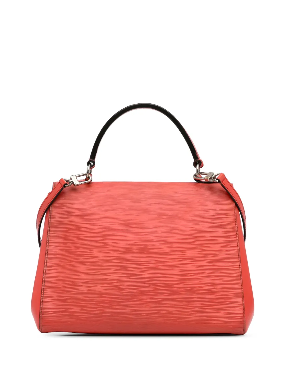 Pre-owned Louis Vuitton 2016 Epi Cluny Bb Satchel In Red