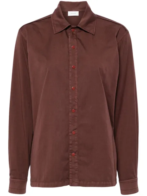 LEMAIRE camisa de satén teñida