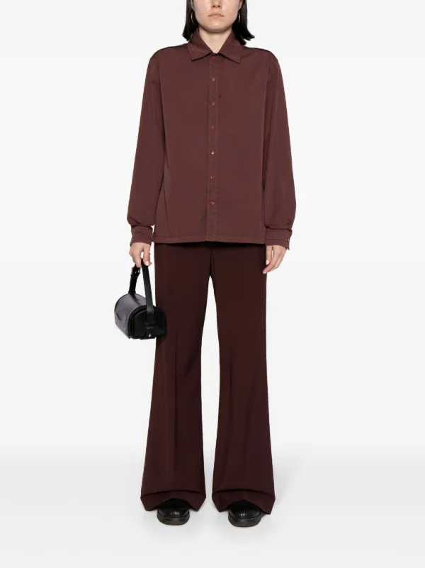 LEMAIRE コットン シャツ | ブラウン | FARFETCH JP