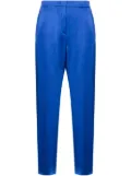 Giorgio Armani tapered silk trousers - Blue