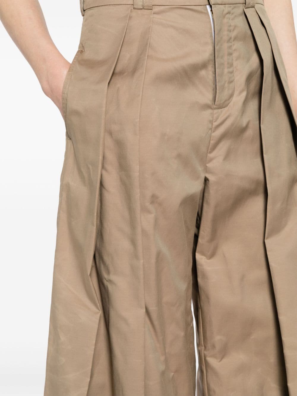 Shop S.s.daley Alexander Wide-leg Trousers In Brown