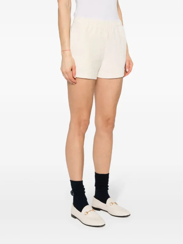 Sporty & Rich 関税込 NYクレスト ベロアショーツ Sporty & Rich 関税込 NYクレスト ベロアショーツ NY Crest