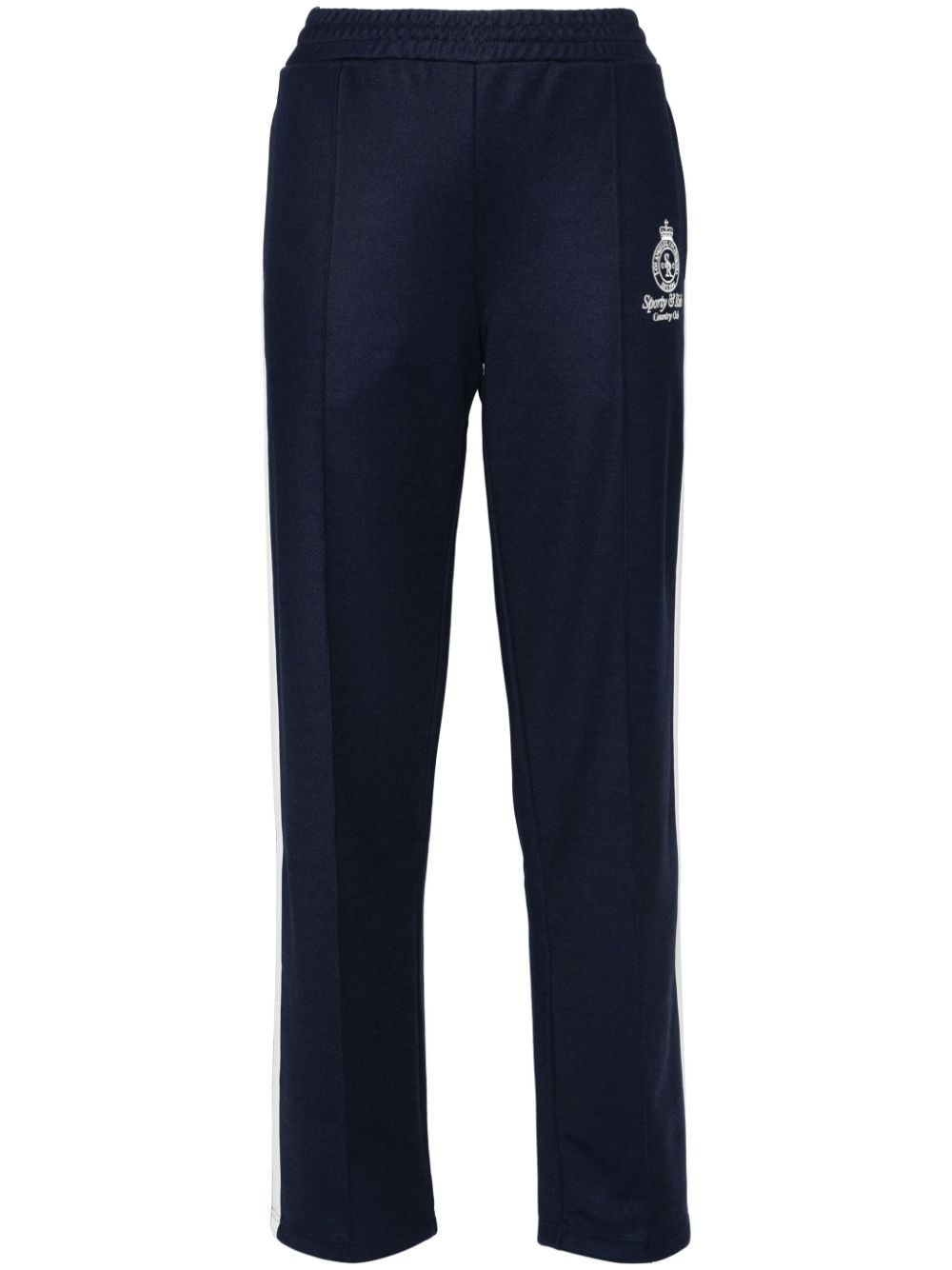 Sporty And Rich Crown Track Pants In Blue