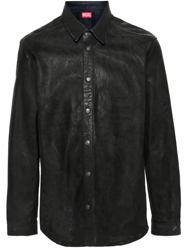 Diesel スナップボタン シャツ | ブラック | FARFETCH JP