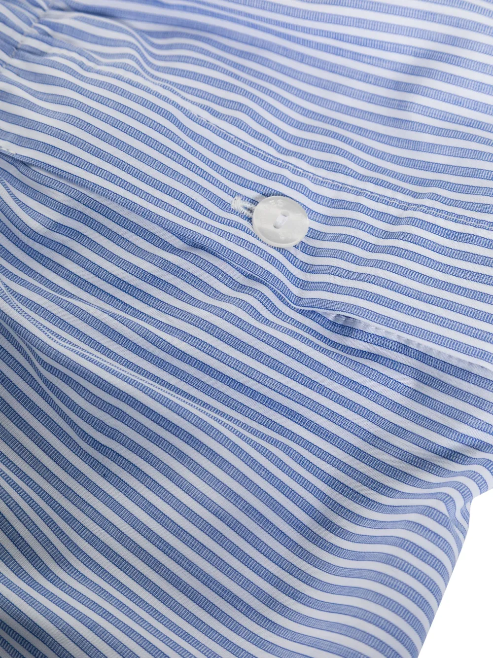 Shop Modes Garments Striped Cotton Boxers In Blue