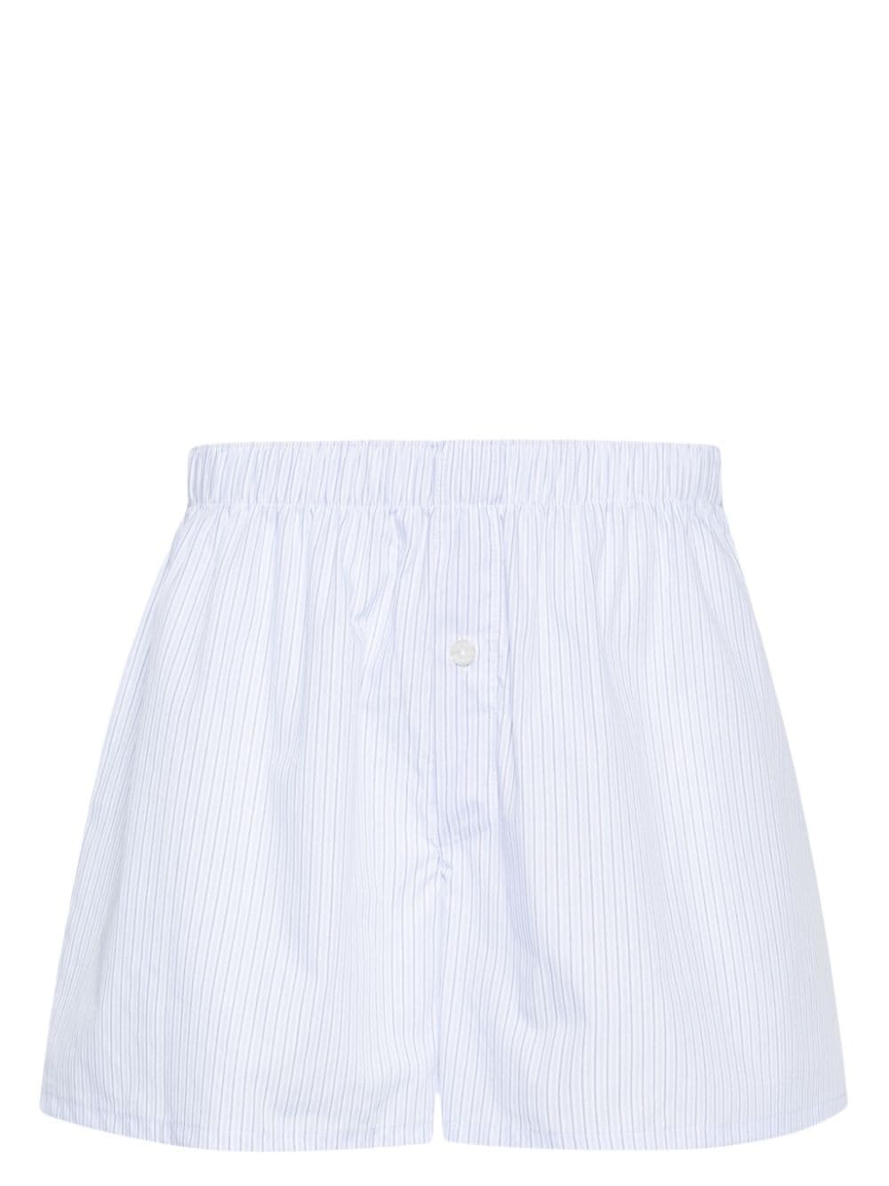 Modes Garments Striped Cotton Boxers In Blue