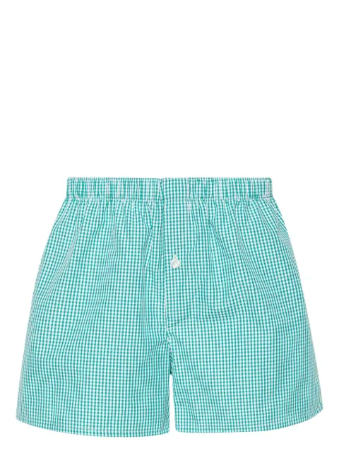 MODES GARMENTS gingham-check cotton boxers