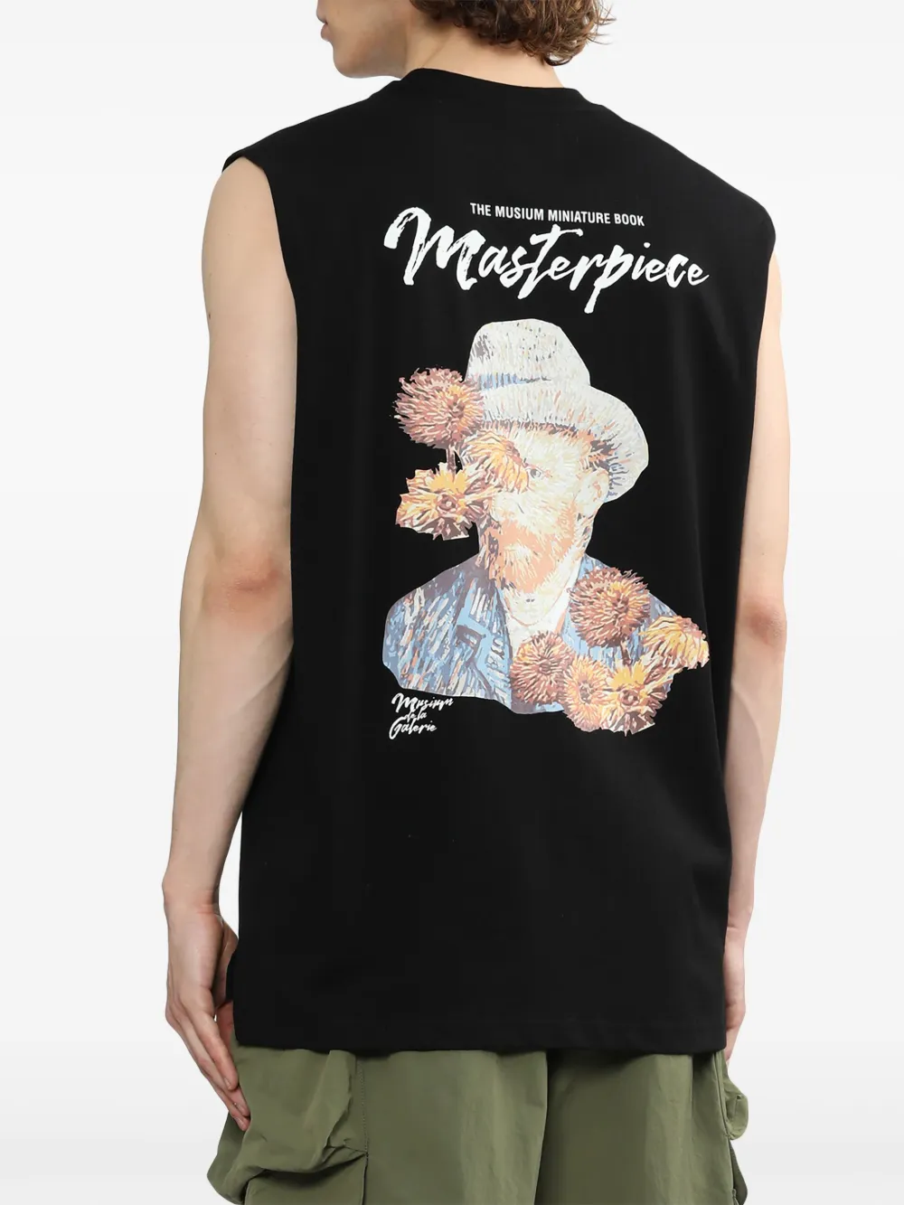 Musium Div. T-shirt met print Zwart