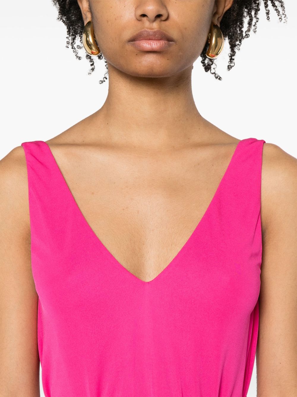 Shop Pinko Belted Mini Dress In Pink