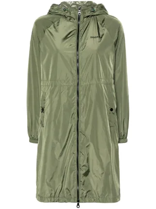 Duvetica Risna Hooded Coat Green FARFETCH UK