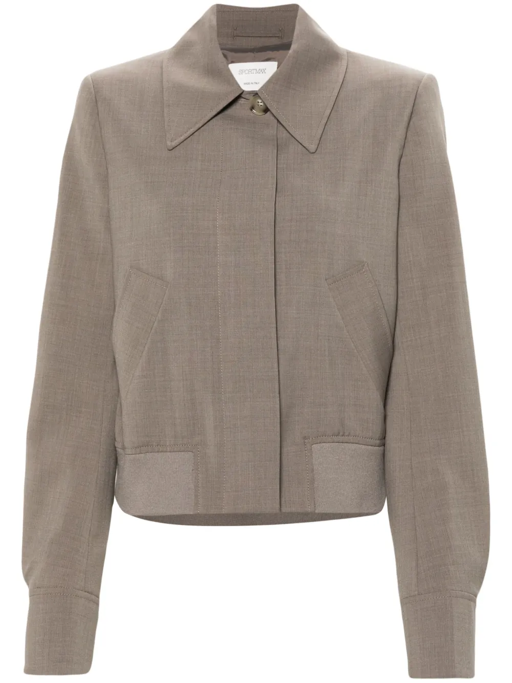 Sportmax Wollen bomberjack Bruin