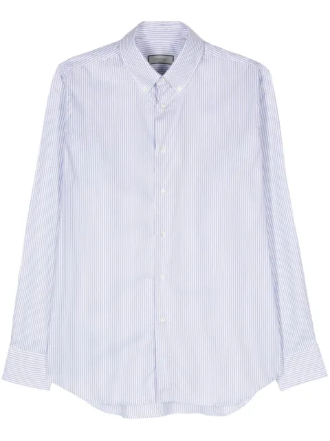 Canali striped cotton shirt