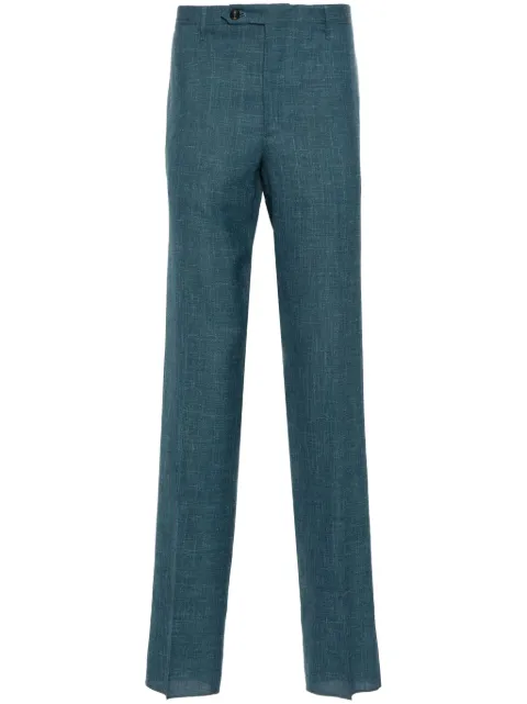 Rota slub-texture trousers