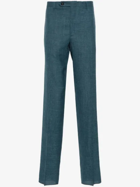 Rota slub-texture trousers