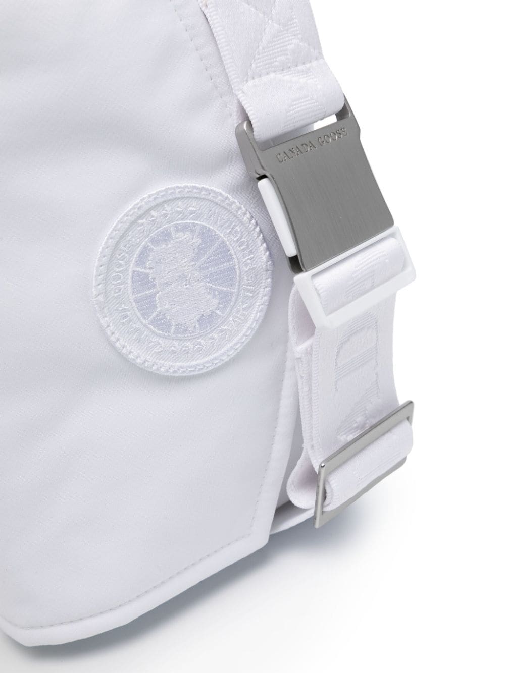 Shop Canada Goose Logo-patch Belt Bag In White
