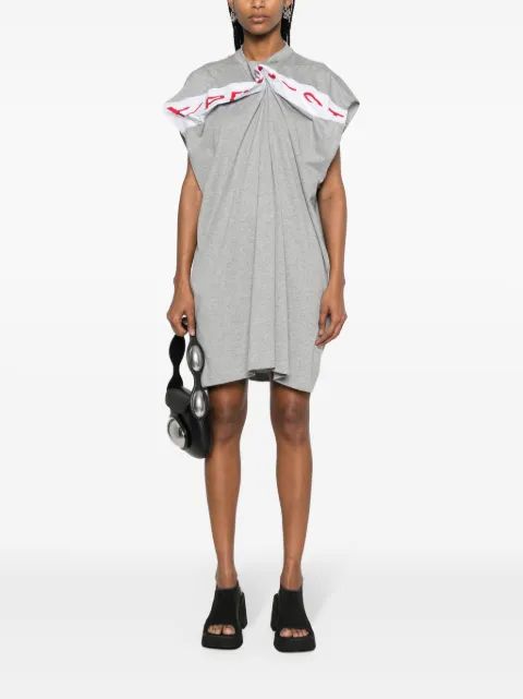 Y/Project logo-print cotton dress 104DR005 - 1